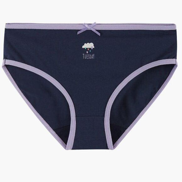 Andy and Evan Girl's Day of the Week 8 pack Bikini Briefs NWT size l (8-10) - Picture 2 of 12